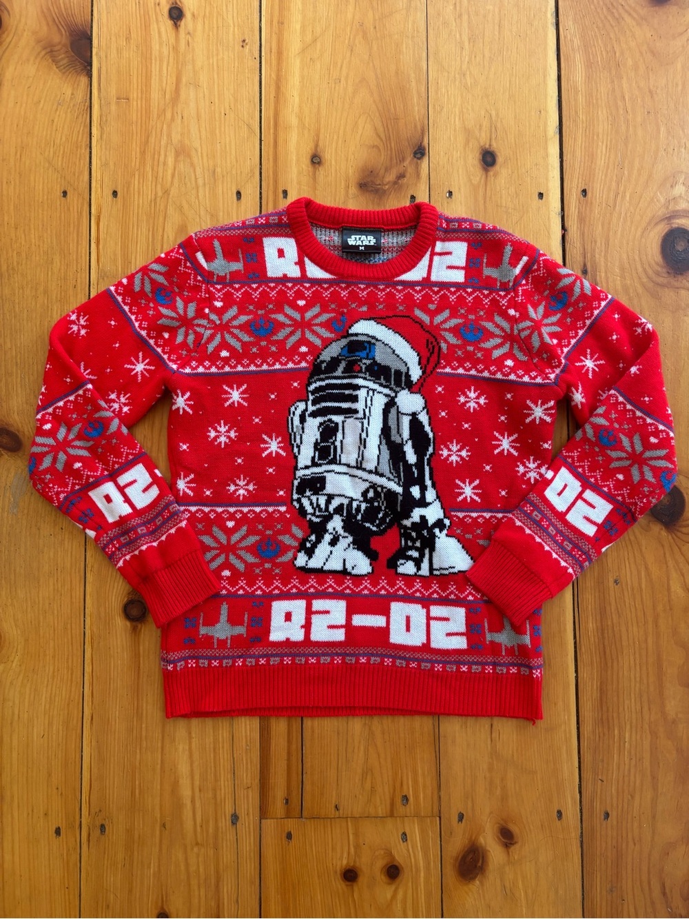 Star Wars R2-D2 Christmas Sweater Size M